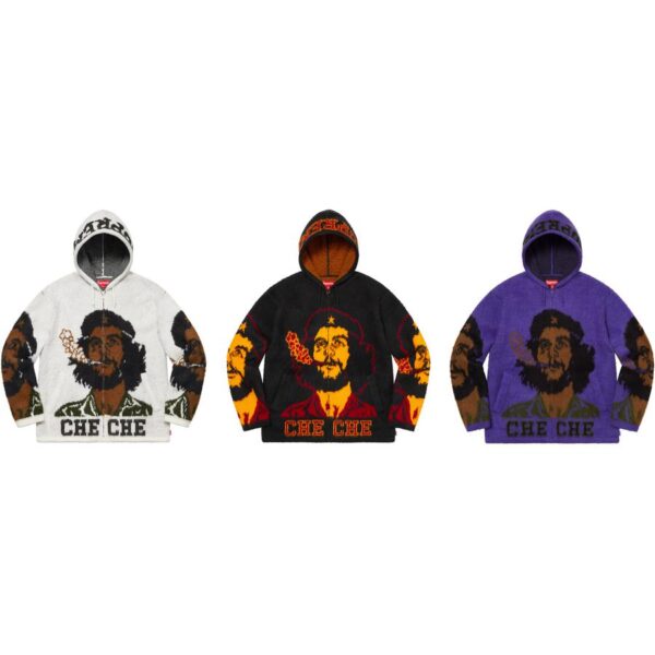 supreme che hooded zip up