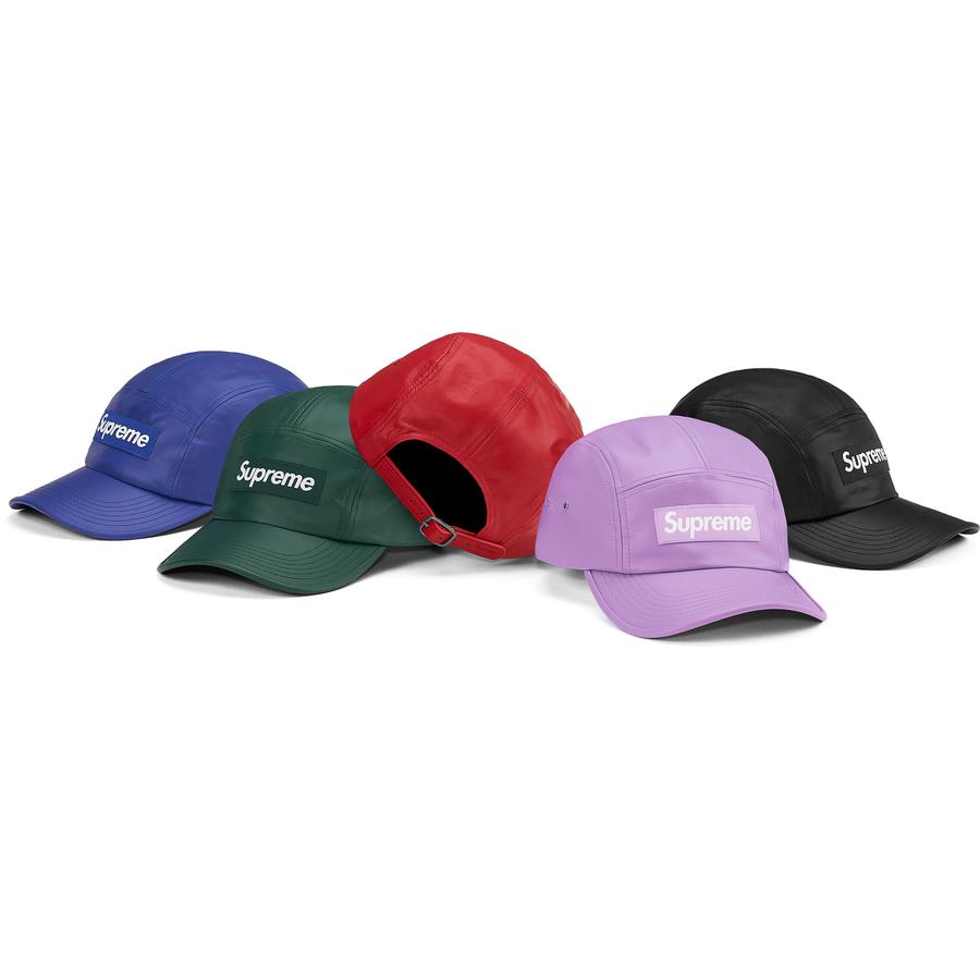 Supreme Leather Camp Cap (SS21 Week 15 Drop) - buyvise